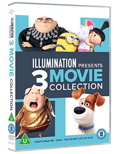 Illumination 3-Movie Collection [DVD] [2020] – Familie/Komödie [DVD]