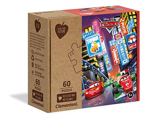 Clementoni – 26999 – Disney Pixar Cars – 60 Teile – hergestellt in Italien – 100 % recycelt