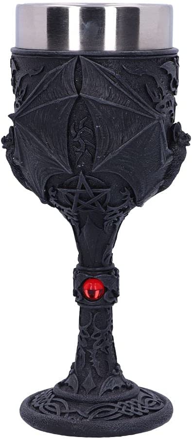 Nemesis Now Wiccan & Witchcraft Collection - Dark Fang Bat Goblet (Black) 6