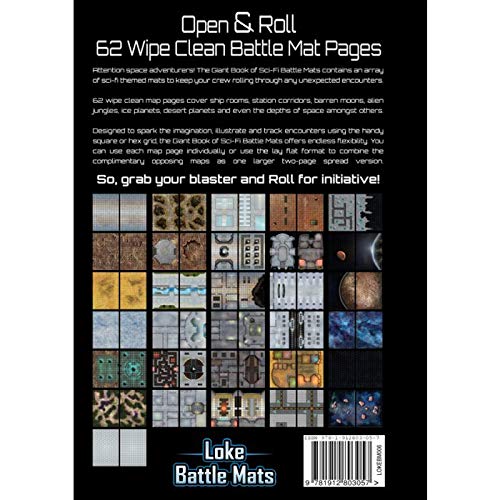 Giant Book Of Sci-Fi Battle Mats (A3)