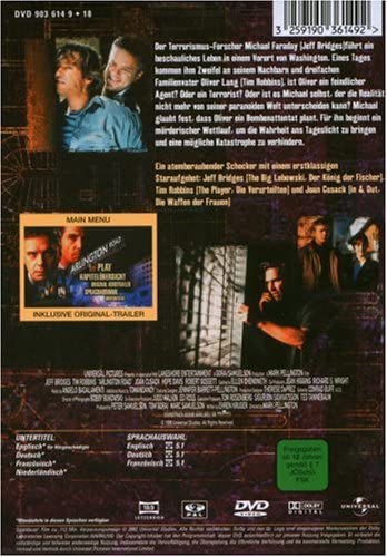 Arlington Road (1999) - DVD [Region 2]
