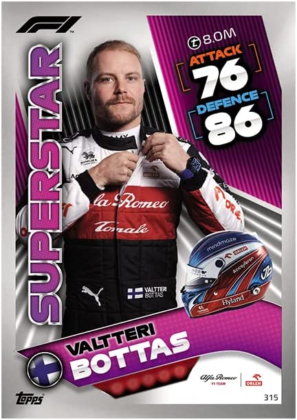 Topps Turbo Attax Formel 1 2022 – Multipack – Offizielle F1-Sammelkarten – inkl