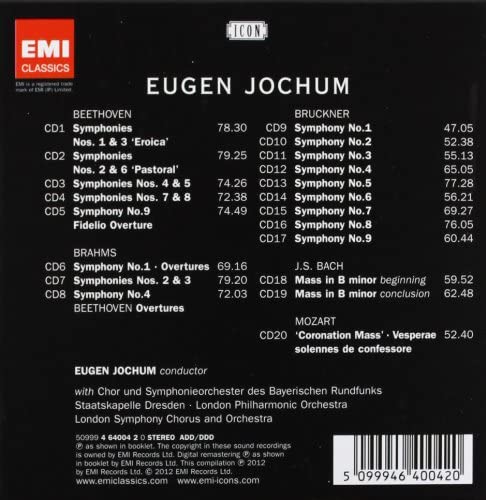 ICON Eugen Jochum [Audio-CD]
