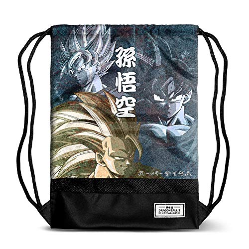 Karactermania Dragon Ball Goku-Storm Drawstring Bag Drawstring Bag, 48 cm, Multi