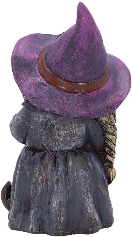 Nemesis Now D5049R0 Double Small Witch and Cauldron Figurine, Polyresin, Black,