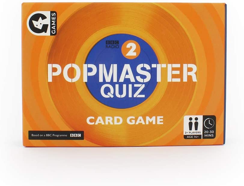 Ginger Fox PopMaster BBC Radio 2 Quizkartenspiel – Stellen Sie Ihr Musikwissen in diesem Pop-Quizspiel auf die Probe