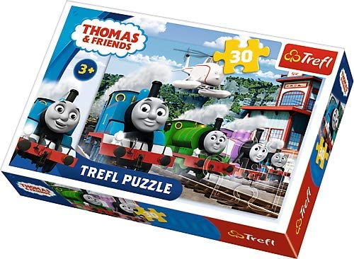 Trefl 916 18230 EA 30 Stück Thomas &amp; Friends Eisenbahnrennen, mehrfarbig