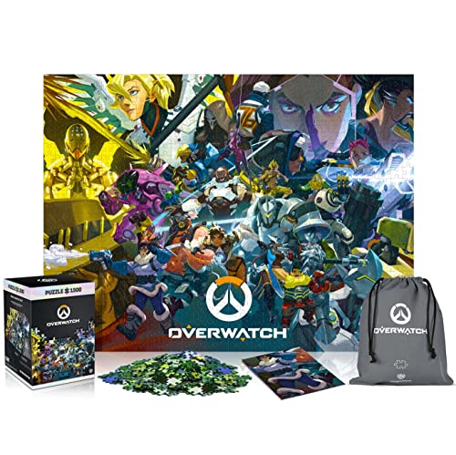 Gute Beute Overwatch: Heroes Collage | 1500-teiliges Puzzle | inklusive Poster