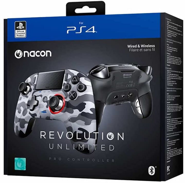 NACON PS4 Revolution Unlimited Pro Controller – Camo Grey