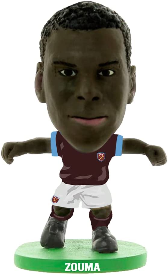 SoccerStarz SOC1573 West Ham Kurt Zouma Mini Football Figure, 5 cm