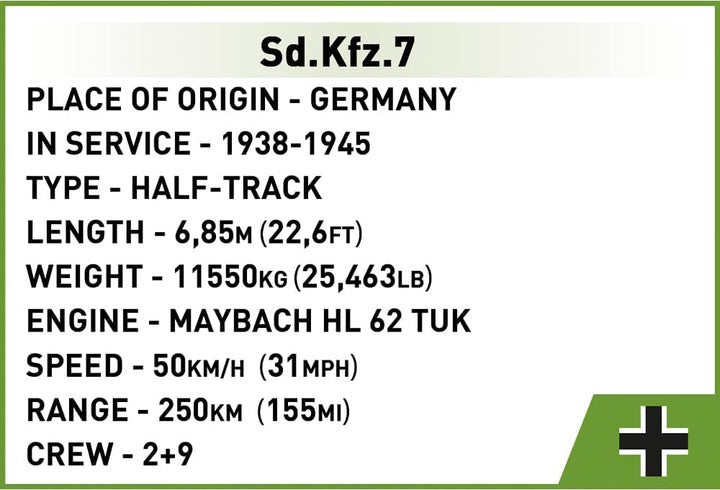 Sd.Kfz 7 Half - Track