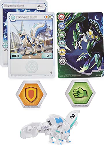 Bakugan Geogan Rising Ultra Actionfigur und Sammelkarte zum Sammeln (Stile V