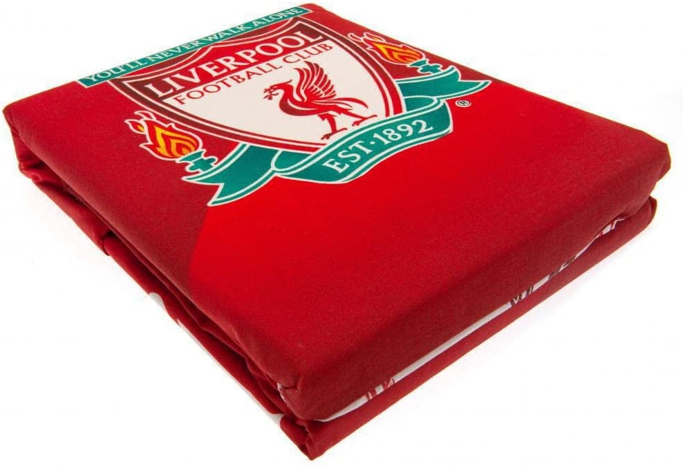 dreamtex Liverpool FC Farbverlaufs-Doppelbett- und Kissenbezug-Set