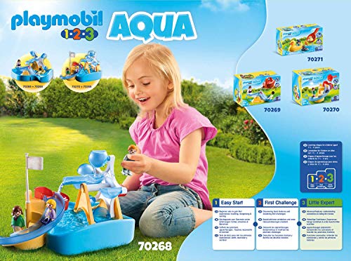 Playmobil 1.2.3 AQUA 70268 Carrusel de ruedas de agua Para mayores de 18 meses