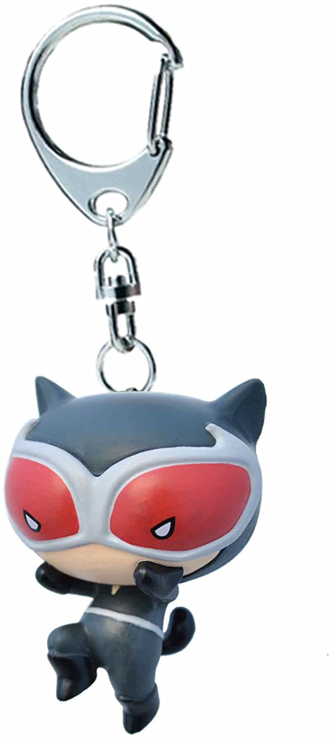 Funbox Media 60705 DC Comics Catwoman Schlüsselanhänger, mehrfarbig, 6 cm