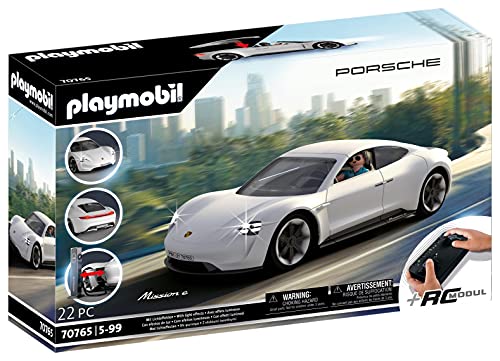 Playmobil Porsche 70765 Porsche Mission E, With Remote Control and Light Effects