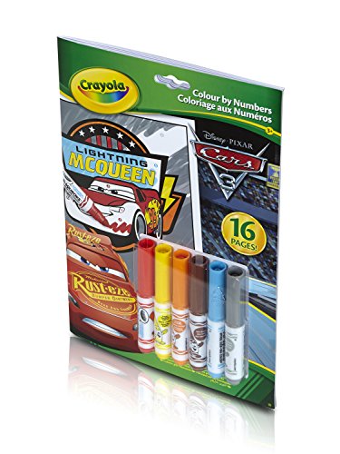 Crayola Cars 3 Malen nach Zahlen Buch