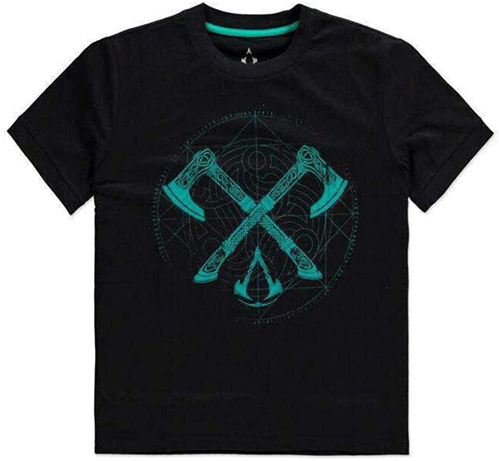 Difuzed Assassin's Creed Valhalla – T-Shirt mit Tie-Dye-Aufdruck für Damen