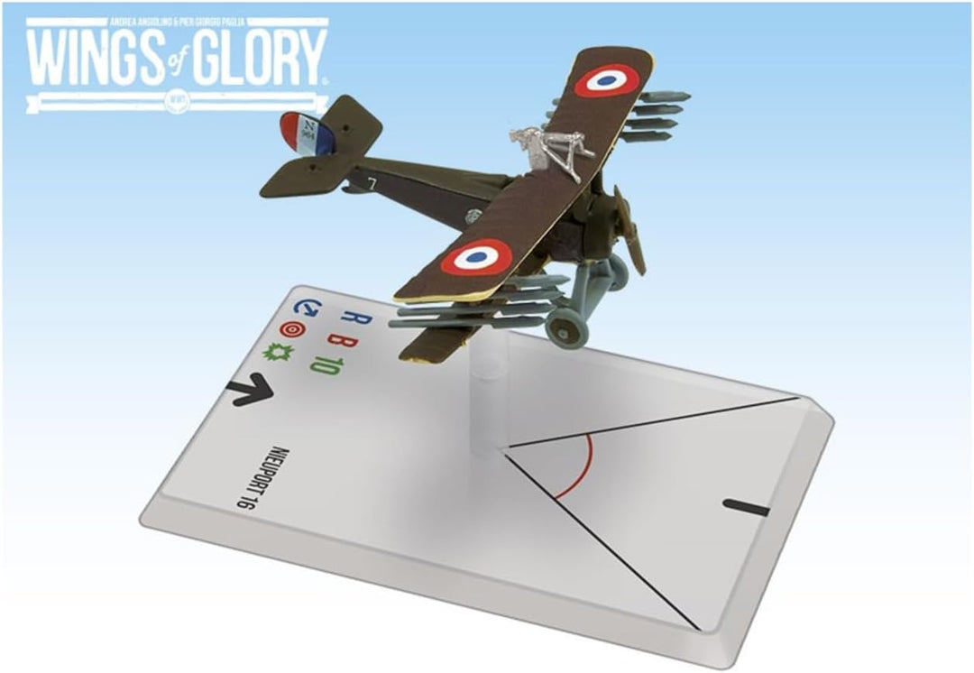 Ares Games Nieuport 16 (DE GUIBERT) - WGF125D Wings of Glory WW1 Airplane Packag