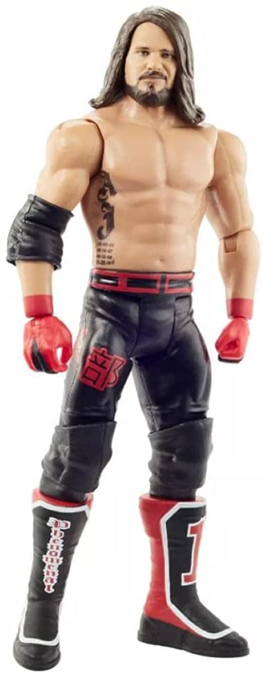 WWE AJ Styles Top Picks Figura de acción de lucha libre Mattel articulado coleccionable