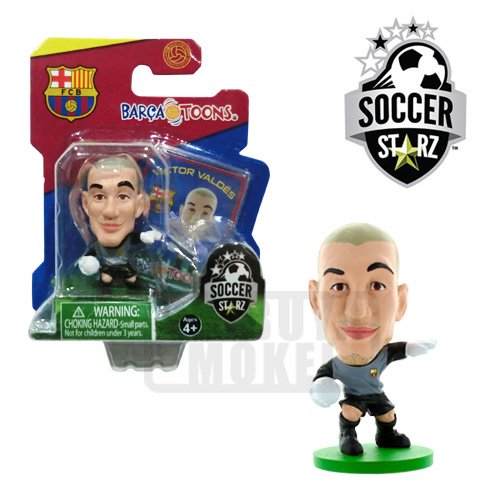 Creative Toys Company - Soccerstarz - Barca Toon Victor Valdes Home Kit (Eng/Asi