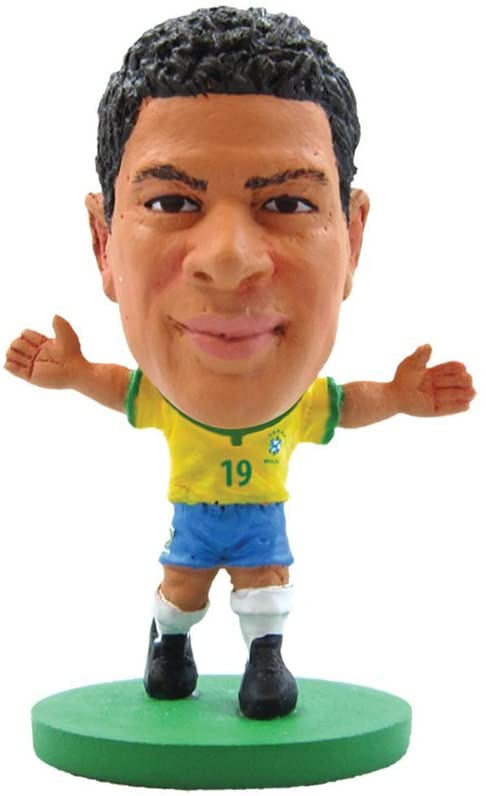 Blister de figurines SoccerStarz Brazil International comprenant le kit Hulk Home