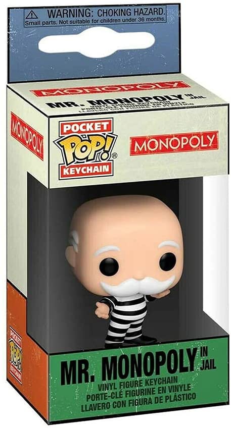 Monopoly Mr. Monopoly in prigione Funko 51899 Pocket Pop!
