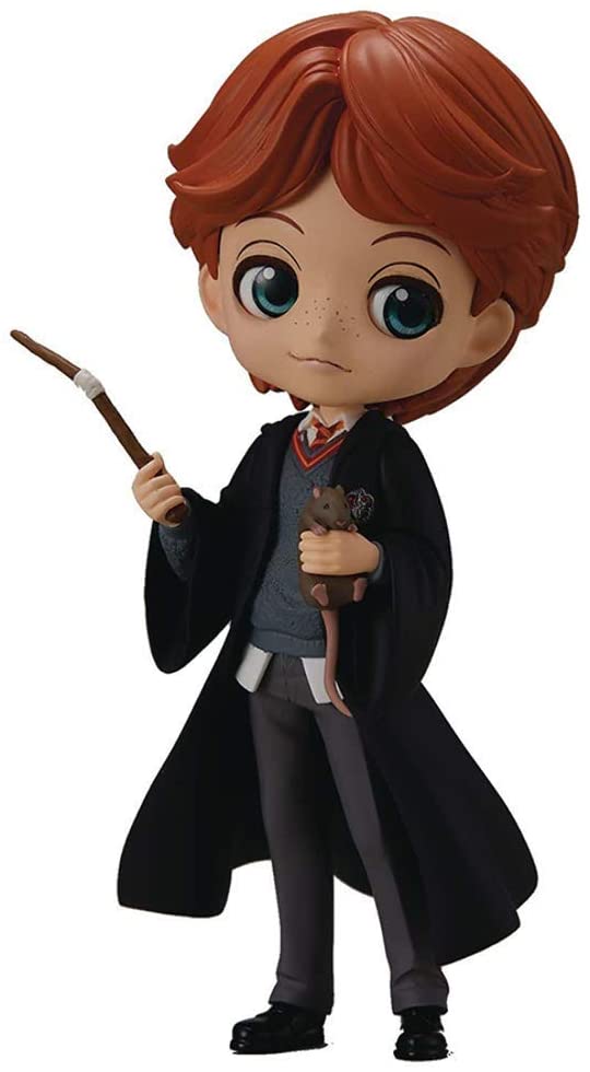 BanPresto – Harry Potter Ron Weasley mit Scabbers Q-Posket-Figur