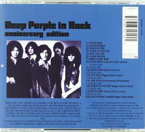Deep Purple – Deep Purple In Rock – Jubiläumsausgabe [Audio-CD]