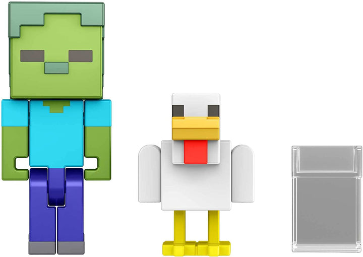 ?Minecraft Build-A-Portal-Figuren, 3,25-Zoll-Actionfigur mit Portalteil und Zubehör