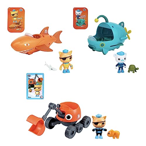 Octonauts 61169 Figur &amp; Fahrzeug TG-3, Mehrfarbig