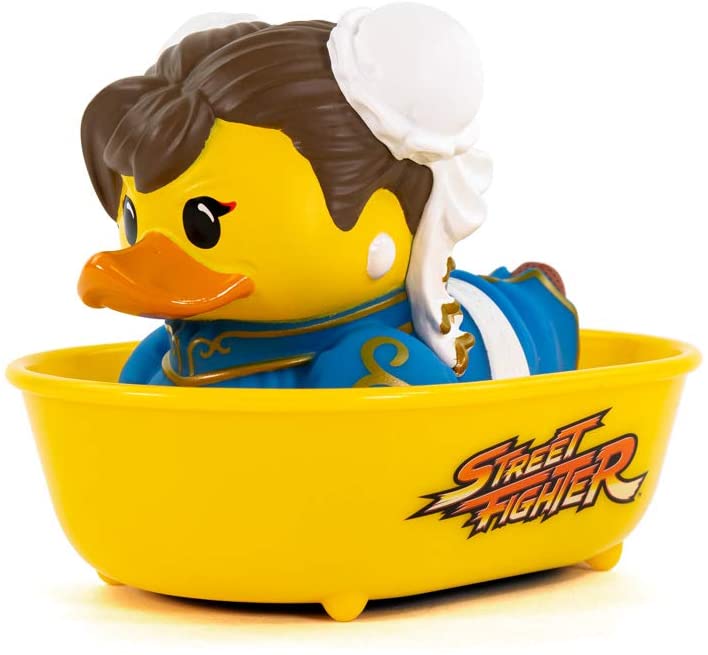 TUBBZ Street Fighter Chun Li Sammelfigur aus Gummiente – Offizielles Street Fighter-Merchandise – Einzigartiges Sammler-Vinylgeschenk in limitierter Auflage