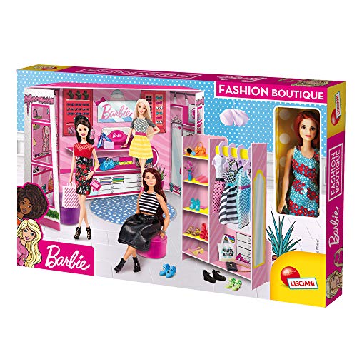 Lisciani Giochi – 76918 Barbie Fashion Boutique-Spiel für Kinder mit Puppe