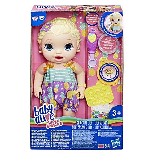 Baby Alive Snackin’ Lily Blonde Hair