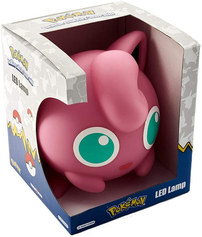 Pokemon 811362 Pokémon Jigglypuff Leuchtfigur, 25 cm, Pink