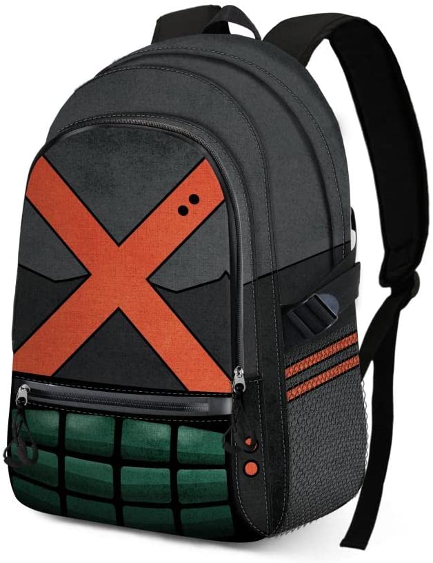 My Hero Academia X-Fan HS Kampfrucksack, Grau