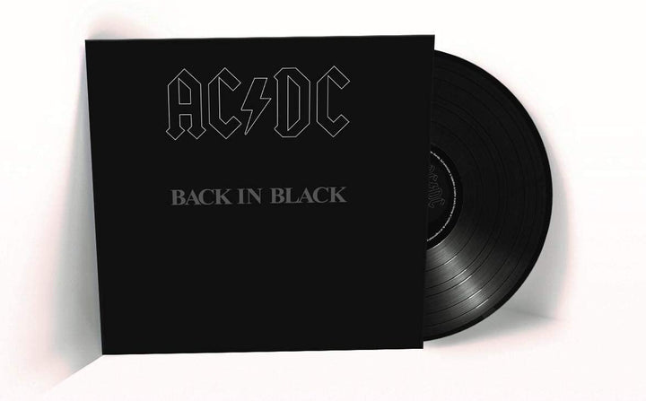 AC/DC dos en noir