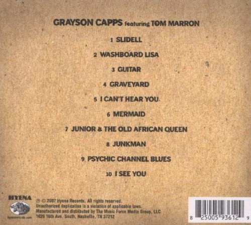 Grayson Capps - Songbones [Audio CD]