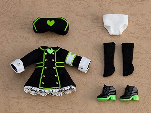 Schwarzes Krankenschwester-Outfit-Set für Nendoroid-Puppen