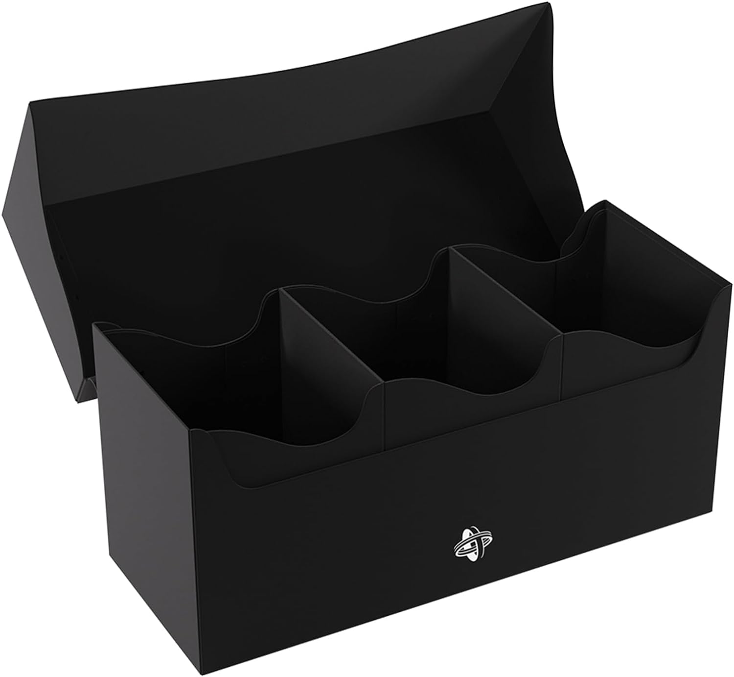 sleeved card storage box Gamegenic Triple Deck Holder 300+ XL Black – Card Storage Box for Doub