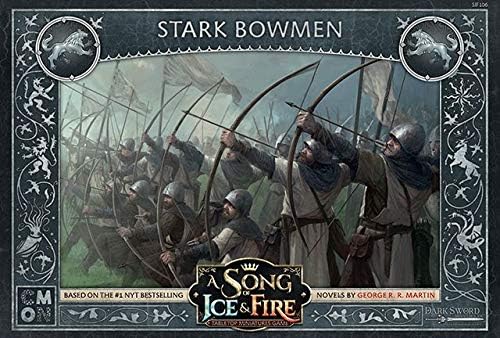 Cool Mini or Not - A Song of Ice and Fire: Stark Bowmen Expansion Pack - Miniature Game