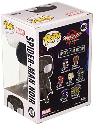 Marvel Spider-Verse Spider-Man Noir Funko 33978 Pop ! Vinyle