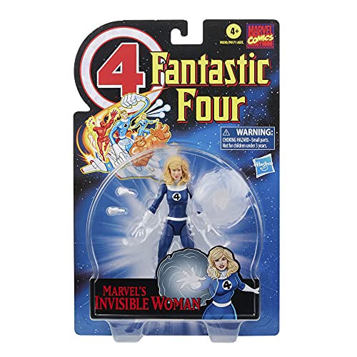 Hasbro Marvel Legends Series Retro Fantastic Four Marvel's Invisible Woman 6-inc