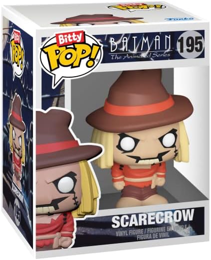 Funko Bitty Pop! DC Comics 4er-Pack Serie 1 – Batman, Robin, Scarecrow &amp; Mystery Vinylfiguren (71311) 7