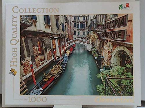 Clementoni Collection 39458 - Venice Canal Puzzle For Adults and Children - 1000 Pieces, Ages 10 Years Plus