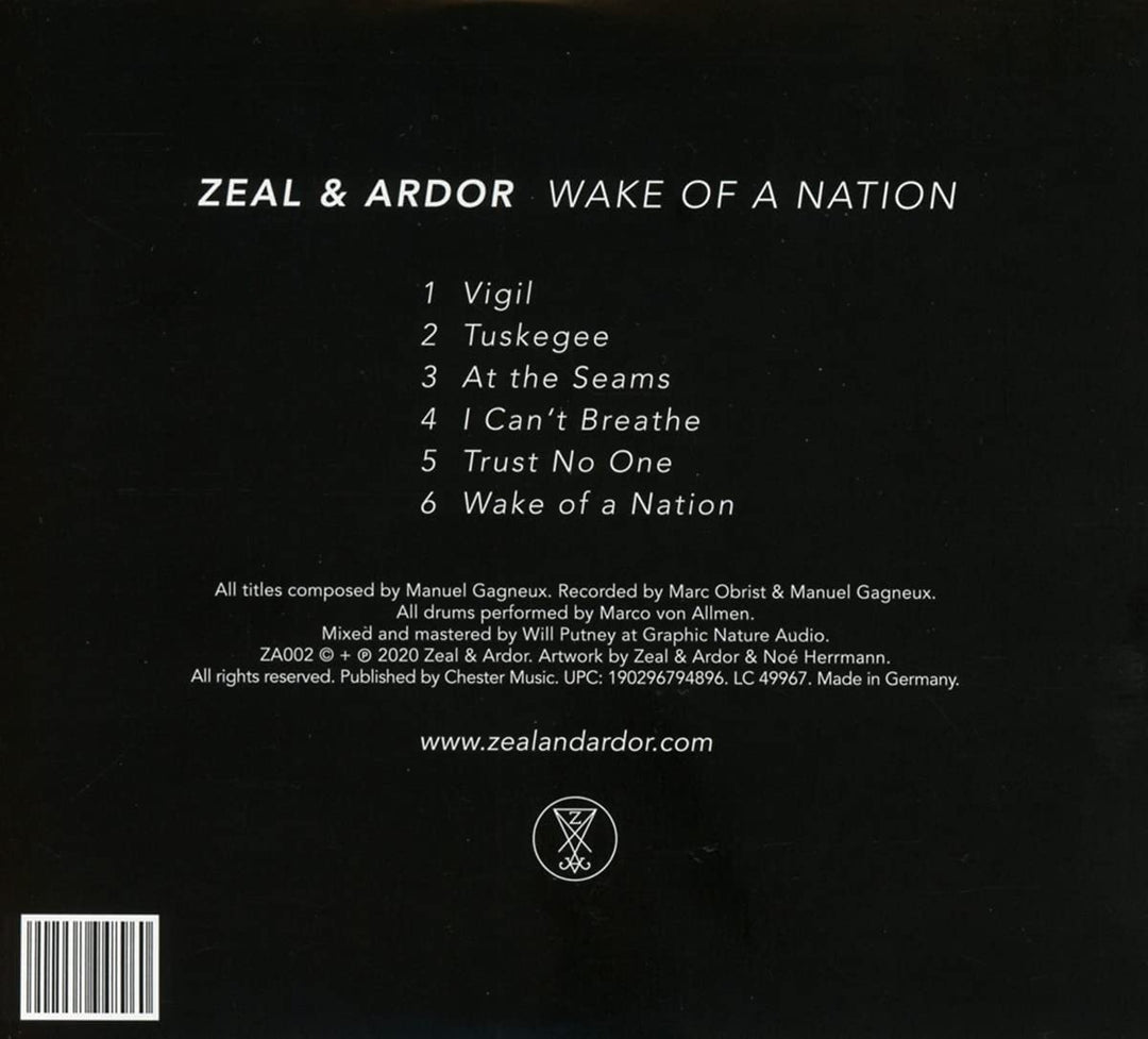 Zeal & Ardor - Wake of a Nation [Audio CD]