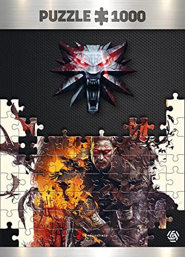 Good Loot The Witcher 3: Wild Hunt Monsters – 1000 Teile Puzzle 68 cm x 48 cm | inklusive Poster und Tasche | Spielgrafiken für Erwachsene und Jugendliche