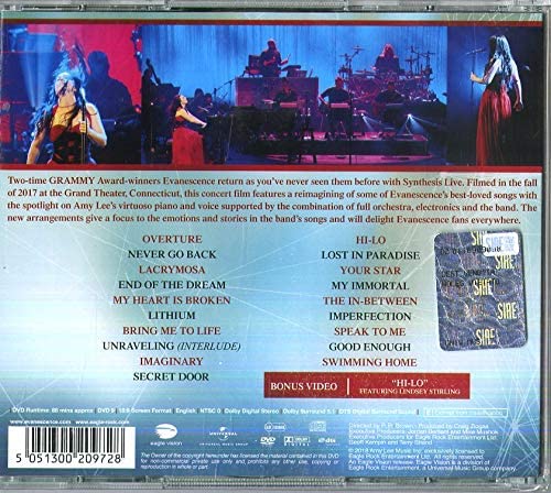 Evanescence Synthesis Live  - [DVD]