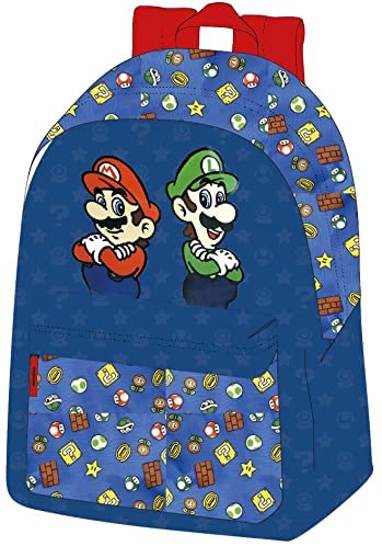 SUPERMARIO American backpack 41 cm with compartment for Mario Y Luigi laptop