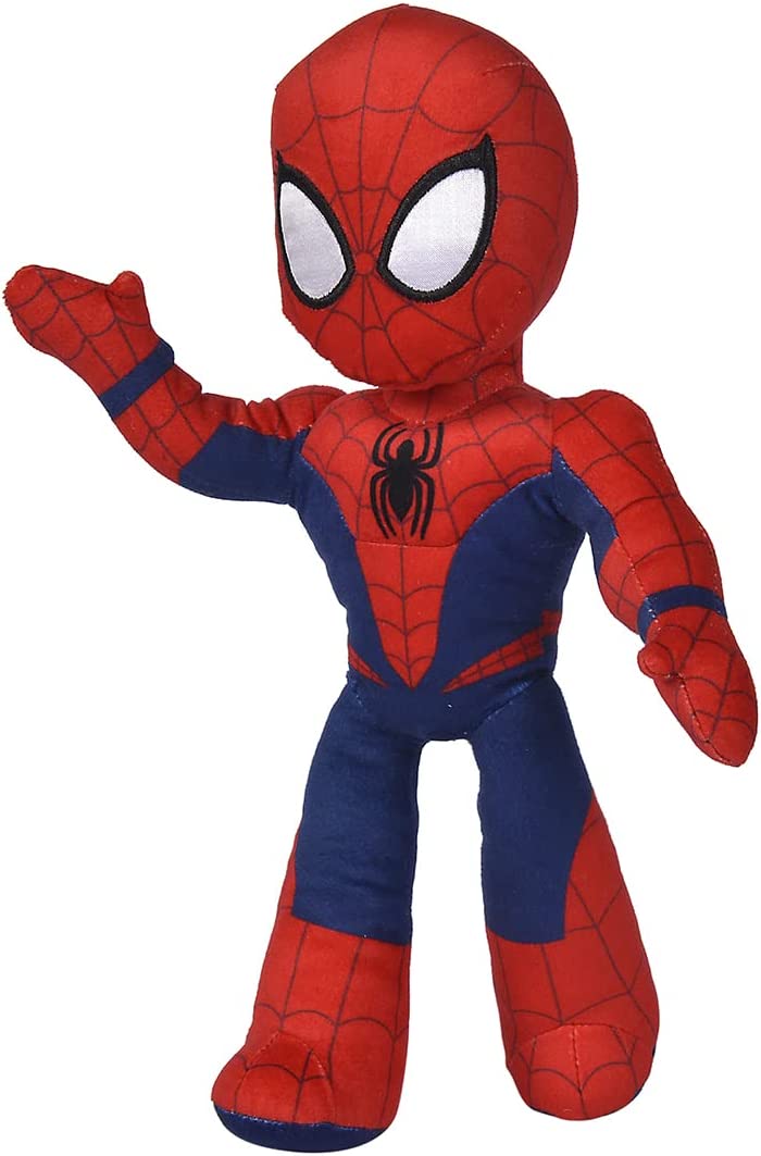 Simba Disney Marvel Spiderman Plüsch 25 cm mit beweglichem Innenskelett für